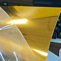 1mm 2mm 3mm Self-adhesive Mirror Acrylic Sheet Gold and Silver Mirror Acrylic Sheet