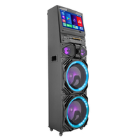 Máquina de Karaoke Diamond Audio para Adultos - con Pantalla de 15.4", 2 Micrófonos Inalámbricos, Sistema de Karaoke Profesional para Fiestas en Casa