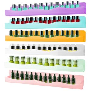 Paquete de <span class=keywords><strong>6</strong></span> estantes flotantes multicolores acrílicos de 15 pulgadas para pared de esmalte de uñas para niños libros tinta de tatuaje estante de aceites esenciales - Product Image 1