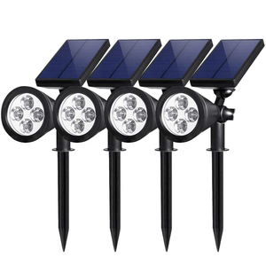 Großhandel wasserdicht 4 LED Solar Spotlight Solar LED Garten Spot Rasen Licht im Freien - Product Image 1