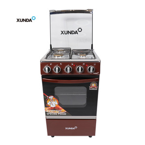 Fourneau professionnel Xunda CKD SKD sur pied avec 3 brûleurs à gaz, 1 plaque chauffante électrique <span class=keywords><strong>et</strong></span> <span class=keywords><strong>four</strong></span> - Product Image 2