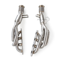 Collecteurs d'échappement en acier inoxydable pour améliorer les performances du moteur Audi R8 V8 4.2 2006-2015 – Optimise le flux des gaz d'échappement
