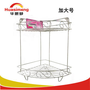Estante Esquinero de Acero Inoxidable Huasimeng 26x26x57cm, Estante de Almacenamiento de 3 Niveles para Cocina y Baño - Product Image 4