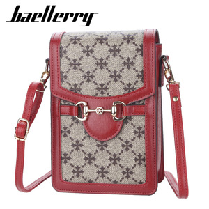 Baeellerry Women's Phone Bag Vertical <b>Square</b> Red Horsebit Buckle Crossbody Anti Theft Everyday Use - Product Image 1