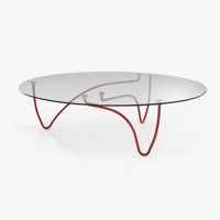 Table centrale Eden au design unique et luxueux, fabriquée à la main, avec plateau en verre, Tables basses en acier inoxydable doré au design nordique pour villa