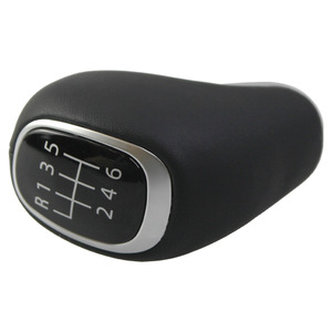 Pomo de palanca de cambios de cuero para coche, ergonómico, de 6 velocidades, para Kia Rio, acabado mate - Product Image 3