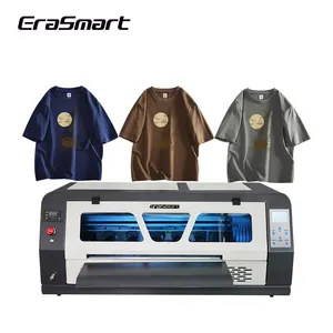 Erasmart 24 Inch Breedte Roll Tshirt Printer T-Shirt Drukmachine Digitale A1 A2 A3 60Cm Dtf Printer Met Dual Xp600 Hoofd