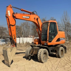 Excavatrice sur roues DH150W d'occasion, excavatrice mobile hydraulique d'occasion, excavatrice sur roues à vendre - Product Image 2