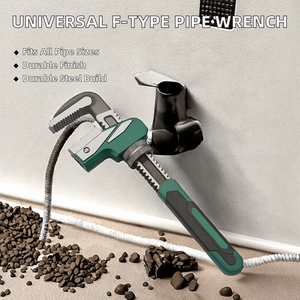 Clé à pneus rapide de type F, universelle, pour usage domestique, démontage de tuyaux de chauffage à grand diamètre, en acier inoxydable, DIY, OEM, 1000 lb-ft max. - Product Image 2