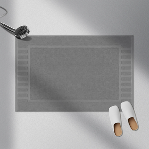 Tapis de sol de salle de bain en coton antidérapant, tapis de <span class=keywords><strong>pied</strong></span> pour la maison, tapis absorbant pour la maison d'hôtes, tissu pour les pieds - Product Image 3