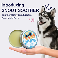 Baume pour pattes de chien entièrement naturel, sûr à lécher, protecteur et hydratant pour pattes et nez secs et gercés