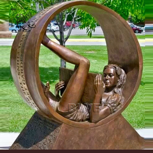 Estatua de Manos en Copo de Bronce Fundido a Mano BLVE, con Olivo en su Interior, Escultura Moderna Grande para Jardín, Decoración de Paisajes para Parques, Hoteles y Exteriores - Product Image 5