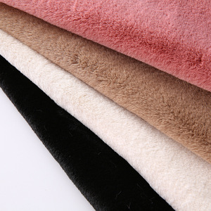 Bán Buôn 100% Polyester Lông Cừu Vải Trọng Lượng Trung Bình Chống Thuốc PE Tráng Nhỏ Thỏ Lông Thú Sang Trọng Áo Khăn Chất Liệu Giả - Product Image 5