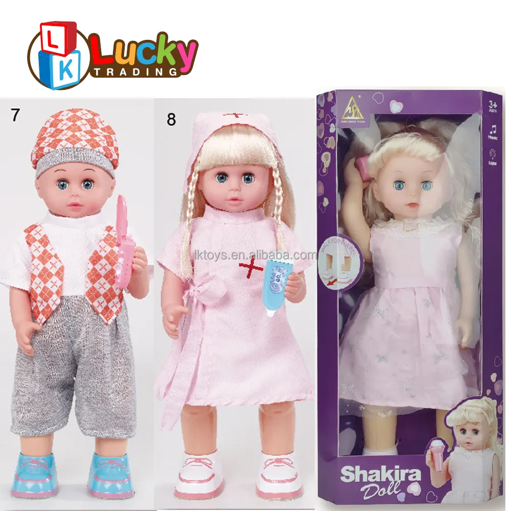 Nouveau produit tendance jouets de poupée électrique musicale poupée marchant et parlant pour les enfants du fabricant de la Chine