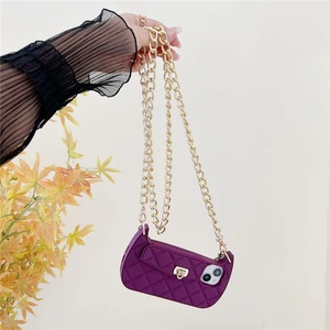 Cadena de silicona de diseñador de moda con cuentas para cartera y funda de teléfono, tipo bandolera, para iPhone 12 13 14 15 Pro Max - Product Image 5