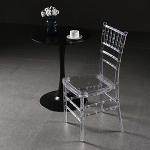 Wholesale Hotel Transparent Polycarbonate Crystal Resin Plastic Event Acrylic Wedding Chiavari <strong>Chair</strong> Plastic PC Bamboo <strong>Chair</strong> - Product Image 1