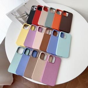 Custodia in Pelle TPU con Fodera in Microfibra per Cellulare 16 17 <span class=keywords><strong>Pro</strong></span> <span class=keywords><strong>Max</strong></span>, <span class=keywords><strong>Cover</strong></span> Posteriore in Pelle per <span class=keywords><strong>iPhone</strong></span> 15 14 13 12 - Product Image 1