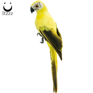 Vẹt Lông Nhân Tạo Nhiều Màu Handmade Mô Phỏng Thực Tế Bird Home Garden Đồ Chơi Trang Trí - Product Image 3