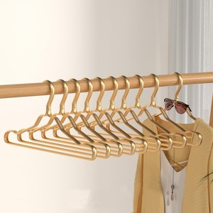 Gruccia Robusta in Metallo Dorato Personalizzata da Fabbrica per Guardaroba Bagno <span class=keywords><strong>Cucina</strong></span> Stendibiancheria a Iniezione per Asciugatura Abiti - Product Image 2