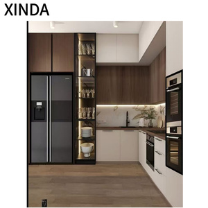Muebles de Cocina Modernos de Lujo, Modulares, Económicos, con Puertas Estilo Shaker, Listos para Armar, para <span class=keywords><strong>Apartamentos</strong></span>, Venta al Por Mayor - Product Image 3
