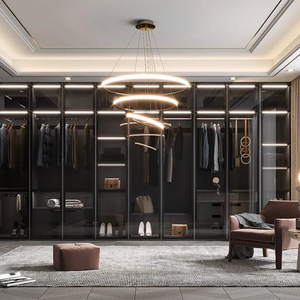 Armario de Dormitorio Más Vendido, Sistema de Vestidor, Diseño de Muebles, Vestidor de Madera de Lujo Personalizado para Dormitorio - Product Image 5