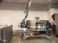 Chaudière industrielle à double enveloppe / Cuiseur à vapeur / Marmite à double enveloppe avec agitation pour le mélange de sirop de maïs et de sucre, marmite de cuisson