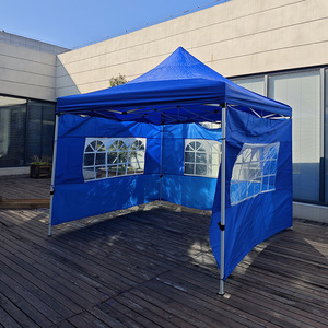 Pop Up <b>Tent</b> 3x3 M Outdoor Exhibition Rainproof Sunshade Folding <b>Canopy</b> For Market Restaurant Use - Product Image 1