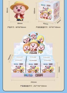 Figurine mystère en boîte surprise de la collaboration OP X Loopy, 6 personnages Luffy Nami Chopper Sanji Zoro <span class=keywords><strong>Usopp</strong></span>, PVC/ABS 80mm - Product Image 6