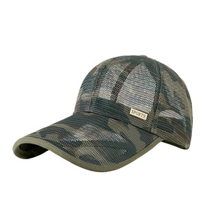 Breathable Full Mesh Baseball Cap Camouflage Unisex Outdoor Sun Protection Hat Sports Mesh Cap - Product Image 1