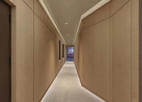 Panneau mural décoratif d'intérieur 1220x2440mm en bambou carbonisé couleur unie