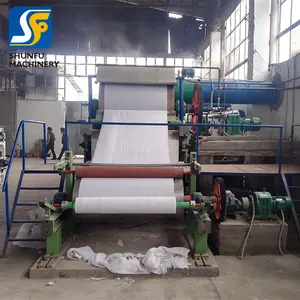 Máquina de fabricación de papel higiénico, tipo medio, 1092mm, fabricación de papel higiénico