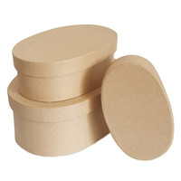Boîte à bijoux en papier kraft recyclé écologique YILING, impression UV, emballage rigide réutilisable pour bagues, colliers, boucles d'oreilles - En stock