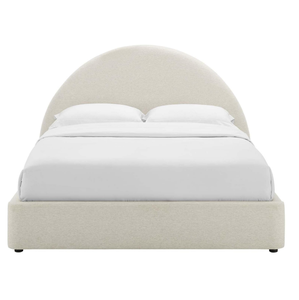 Vua Kích thước nền tảng giường với vòm hình tròn đầu giường Vua Kích thước khung giường, mềm mại đám mây khung giường, không có hộp mùa xuân cần thiết - Product Image 3