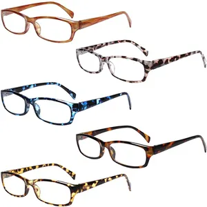 Kacamata Baca Bermerek Murah Penghalang Cahaya Biru Kacamata Baca Komputer Anti Kelelahan untuk Wanita dan Pria Pembaca