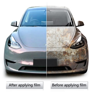 CARLAS MJL Crystal Car Vinyl Wrap Sticker Material de PET autocurativo Forma de rollo para el cuerpo Antiarañazos y a prueba de UV - Product Image 3