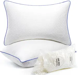 Регулируемый медленный отскок, улучшающий качество сна, измельченные шейные подушки с эффектом памяти