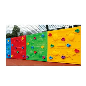 Parete da arrampicata a buon mercato per arrampicata su roccia personalizzata all'aperto per arrampicata in palestra e casa per bambini