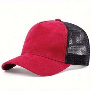 Casquette de baseball en maille Fashion Five, style trucker 5 panneaux, avec fermeture snapback, polyvalente, pour activités de plein air, cadeau promotionnel - Product Image 2