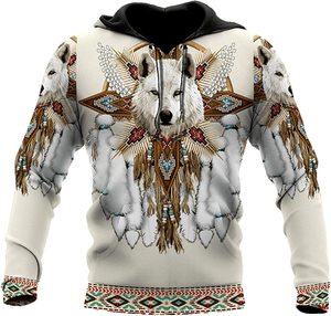 Fitspi – pull à capuche avec fermeture éclair, motif loup 3d, pour adultes et enfants, sweat-shirt grande taille, vente en gros - Product Image 3