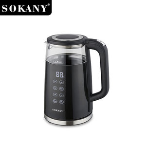 <span class=keywords><strong>กา</strong></span>ต้มน้ำไฟฟ้าหน้าจอสัมผัส ควบคุมอุณหภูมิอัจฉริยะ ความจุ 1.7 ลิตร สำหรับใช้ในบ้าน ดีไซน์เรียบง่าย - Product Image 1