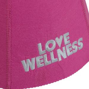 Gorro de sauna de fieltro de poliéster unisex de alta calidad de fabricante profesional gorro de ducha colorido - Product Image 6