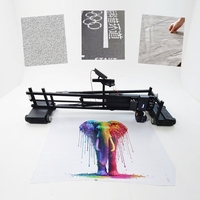 Imprimante 3D murale et de sol multifonctionnelle pour l'impression sur les murs de mastic Peinture au latex Ciment Carreaux métalliques Surfaces en verre et en bois