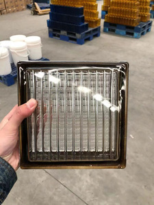 Khối Thủy Tinh Siêu Trong Suốt Khối Thủy Tinh Xây Dựng Rỗng Được Đánh Lửa Khối Thủy Tinh Mờ Trang Trí Chống Va Đập - Product Image 2