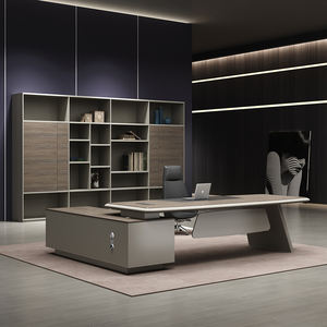 कार्यालय फर्नीचर तालिका कुर्सी संयोजन 2 मीटर कार्यालय कंप्यूटर टेबल एल-आकार बॉस काम डेस्क फर्नीचर बिक्री के लिए - Product Image 1