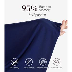 Chemise de nuit personnalisée pour femme à manches courtes en viscose de bambou douce, plissée, décontractée - Product Image 5