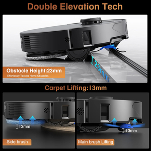 Robot Aspirateur Laveur Autonettoyant 20000 Pa à IA avec Laser Double Ligne - Product Image 5