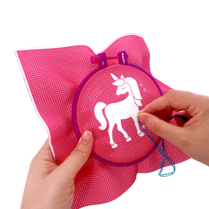 Mini-cercles à broder personnalisés Banch DIY, petits kits de broderie au point de croix pour enfants - Product Image 6