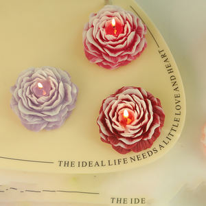 <span class=keywords><strong>Velas</strong></span> de peonía para cumpleaños, <span class=keywords><strong>velas</strong></span> de cera de soja y fragancia para el hogar, aromaterapia, soja, creativa, flor de clavel, vela perfumada - Product Image 3