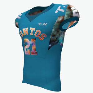 Jersey de Fútbol Americano Personalizado de Calidad Profesional a Precio de Fábrica, Diseño Personalizado, Malla Transpirable, Talla Grande, 100% Poliéster, Secado Rápido, Estampado - Product Image 5