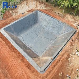 Géomembrane en PEHD lisse pour bassin de biogaz, bassin d'oxydation, géomembrane pour décharge, bassin de poissons, aquaculture, prévention - Product Image 1